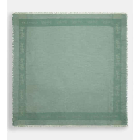 New LOW PRICE - Coach Oversized Square Scarf - Picture 3 of 3